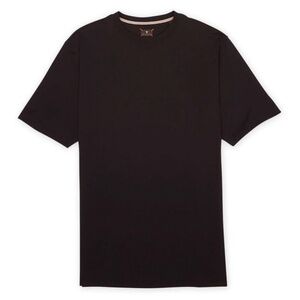 LEFT COAST Tee Ultimate Pima Cotton Short Sleeve T Shirt - Black - L